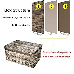 Livememory Decorative Storage Boxes with Lid and