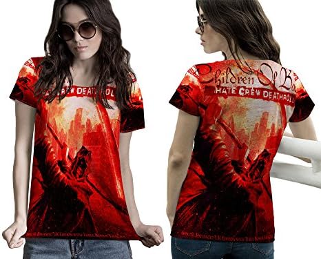 AAJe Children of Bodom - Hate Crew Death Roll Full Print Women T-Shirt