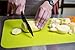 Flexible Cutting Board Mat Set, Extra Thick Plastic with Non-Slip Textured Grip for Chopping, 3 Convenient Sizes by DeVeau Essentials