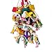 BWOGUE Large Parrot Chew Toy Bird Chewing Toy Multicolored Wooden Blocks Tearing Toys for African Grey Macaws Cockatoos Eclectus Amazon Parrot Birdsthumb 3
