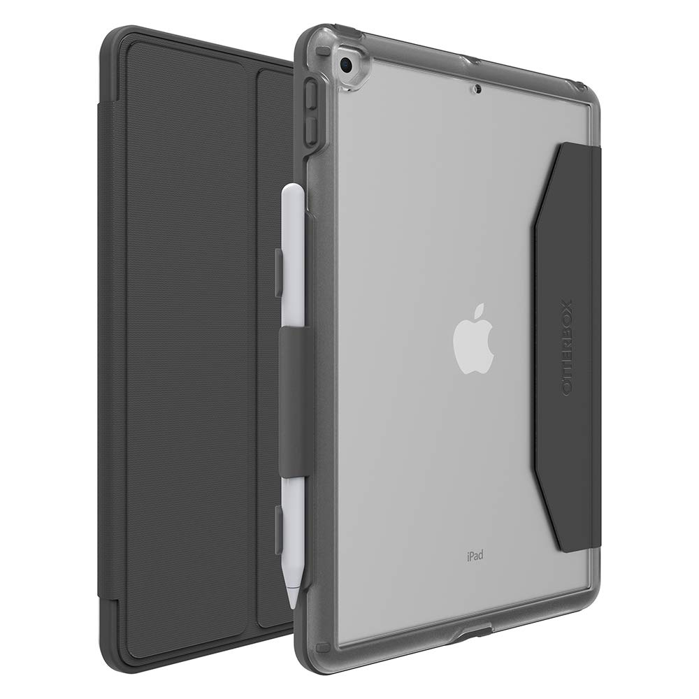 Otterbox Funda Unlimited Folio para iPad 10,2' (7.ª Gen / 8.ª Gen / 9.ª Gen),Resistente a caídas,Protector de Pantalla Integrado,Testeada con los Estándares Militares, Gris, Sin Pack Retail