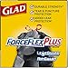 Glad Large Drawstring Trash Bags, ForceFlex 30 Gallon Black Trash Bags, 25 Count