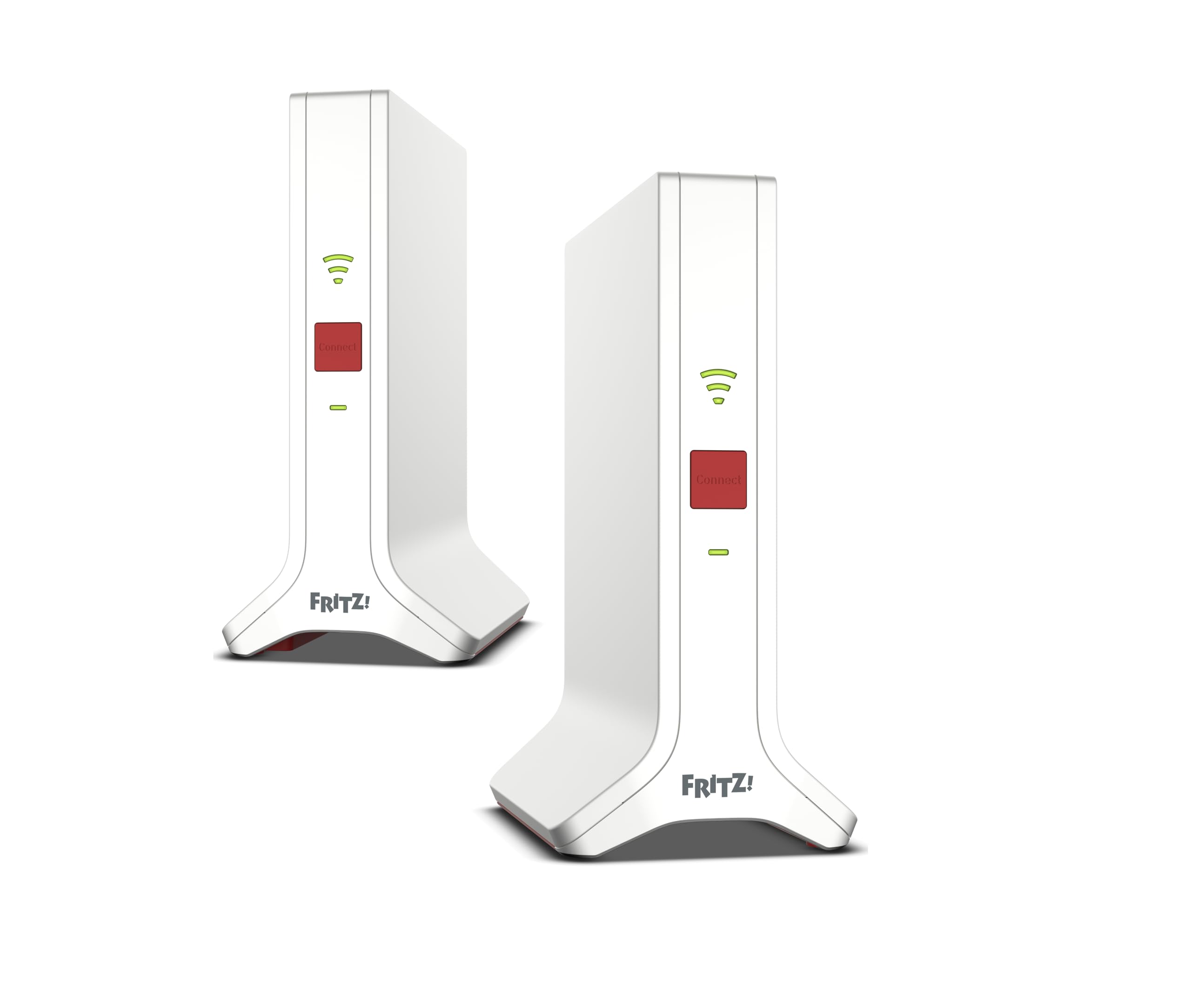 Fritz!Mesh Set 4200 2er-Set (2X Fritz!Repeater, ideal für Internetrouter oder Glasfasermodem (ONT), WLAN-Abdeckung für 3-5 Räume, Triband Wi-Fi 6 mit bis zu 4.200 MBit/s, deutschsprachige Version)