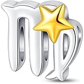 CYCUFF Zodiac Signs Charms 925 Silver Charms for Bracelets Necklace Jewellery Birthday Gift for Women Family Friends