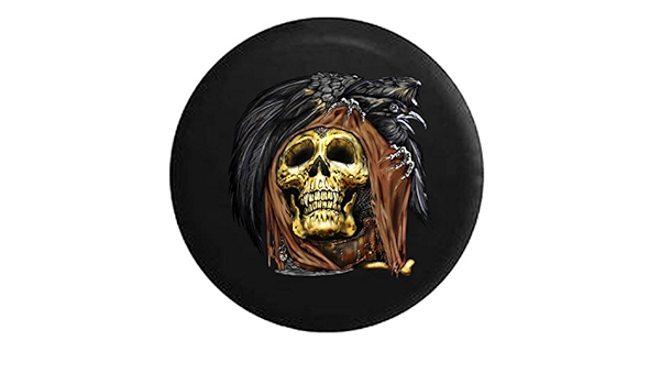 Negro Cuervo sobre encantada pirata Calavera cubierta de la ...