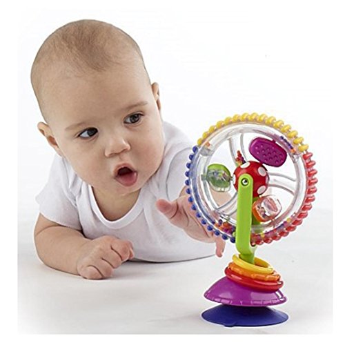 Leegor The Ferris wheel Rotating Windmill Hand Bell For Baby Education Toys