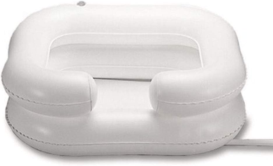 Shampoo Basin,PVC Inflatable Hair Washing Basin Portable Bedside Shower Shampoo and Conditioner Basin, Wash Hair in Bed - for Injured, Elderly, Easily Clean Hair: Health & Personal Care