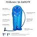 Unigear Hydration Water Bladder Reservoir BPA Free FDA Approved and Taste Free for Backpacking, Biking, Hiking and Camping (Blue, 2L)