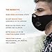 Pollution Mask By Dust Fighters With 3 Six Layered N99 air Filters Included | Sports Mask For Smoke, Gas, Dust, Smog, Pollen, Allergens, Particles And Fresh Air | Protective Outdoor Face Mask For Outd