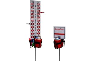 Backyard Scoreboards Score Tower Combo Set - Includes Outdoor Game Score Tower and Additional Drink Holder