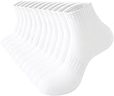 Rehelu White Crew Socks Size 9-11 Ankle Socks for