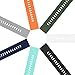 Junboer Compatible Vivoactive 3 Watch Band, 20mm Soft Silicone Replacement Strap for Garmin Forerunner 645 Music/Vivoactive 3 Music/Samsung Galaxy Watch 42mm/ Galaxy Watch Active 40mm Smartwatches