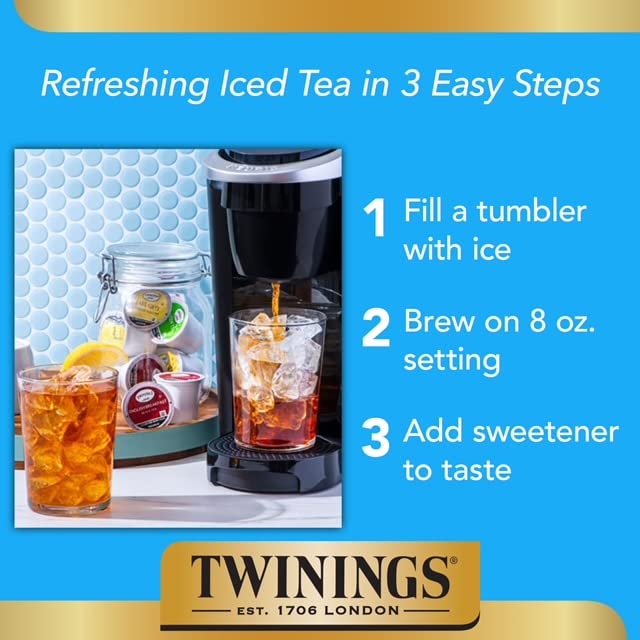 Twinings English Breakfast Tea KCup Pods for Keurig, Caffeinated