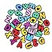 XHAOYEAHX 36pcs Colorful ''A''-''Z'' 26 Letters Croc Shoe Charm fits for Jibbitz Clog Charms Alphabet Number Shoe Charms Kids School Gifts