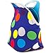 SORELLA Colorful Dots Lunch Bag Insulated Neoprene Design | Zipper Top & Flat Bottom With Ergonomic Handle | Reusable Lunch Tote Thermos For Adults & Kids | Snacks, Fruit, Food & Drinks