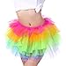 Anleolife Young Girl Rainbow Tutu Skirts For Birthday Christmas Gift (12 inch /34cm 1pcs)