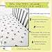 YourEcoFamily Muslin Fitted Crib Sheet - Certified Organic Cotton - Pre-Washed Softest Mattress Sheet for Your Baby, Toddler Boy or Girl (Bumble Bee)