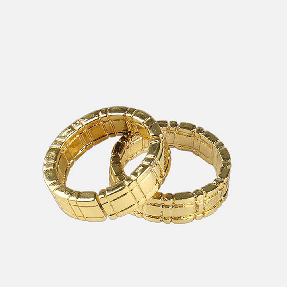 Enjoyer Himber Ring Magic Tricks Linking Ring Magic Props Close Up Street Magic Gimmick Comedy (Gold)