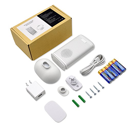 ERAY Driveway Alarm Wireless DW9, Weatherproof Outdoor Motion Sensor Detector DIY Yard Garage Gate Pool Security Alert System Kit