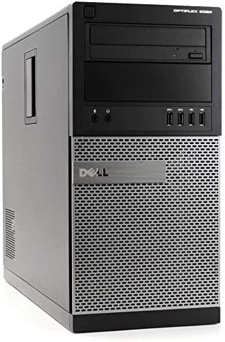 Dell Optiplex 9020 Mini Tower Desktop PC, Intel Core i7-4770-3.4 GHz, 32GB Ram, 1TB (1000GB) SSD Drive, WiFi, DVD-RW, Windows 10 Pro (Renewed)