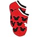 Mickey Mouse Little Boys 6 pack Socks (2-4 (Shoe: 4-7), Blue/Red/Black Mickey)