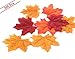 MerryNine 300 Assorted Mixed Deep Fall Colored Artificial Maple Leaves for Weddings, Thanks-Giving, Events and Outdoor Maple Leaf Cafe Decoration (300 Pieces)