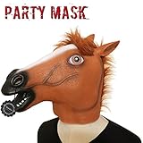 Monkey Horse Animal Head Mask Halloween Party Costume Decorations