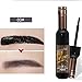 Shouhengda Tattoo Eyebrow Gel Peel Off Natural Eyebrow Long-Lasting Waterproof Tint Dye Cream (A3-Dark Grey)