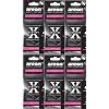 AREON X Auto Luchtverfrisser Bubble Gum geur Auto geur Kauwgum Zwart Hanger Spiegel Karton 2D (Bubblegum Set Pack x 6)