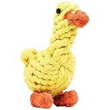 Durable Dog Puppy Toys Duck oneisall Pet Chew Rope Toy Dental Teeth Cleaning for Dog Puppy Biting