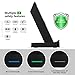 Fast Wireless Charger, Wireless Charger with Cooling Fan Stand Pad Mat Wireless Charger for iPhone Xs Max Xr X 8 Plus, Samsung Galaxy S10 S10E S9 Note 8 5 S8 Plus S7 S6 Edge Plus, No AC Adapter
