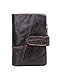 CONTACTS Men's Genuine Leather Tifold RFID Wallet Organizer Checkbook Coin Pocket Clutch Purse Card Holder With ID Window