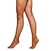 Cpdance Women's Latin Dance Tan Brown Nude Fishnet Tight Stockings (L)