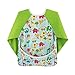 Hi Sprout Unisex Infant Toddler Baby Super Waterproof Sleeved Bib, Reusable Bib with Sleeves& Pocket, Multi Patterns, 6-24 Months (animal world)