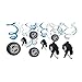 Amscan NHL Ice Time! Swirl Decorations Value Pack, 12ct.
