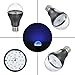 Lixada 7W 25 LED 365nm UV Light Bulb AC100V-240V A19 Ultraviolet Blacklight with E27 Lamp Base for Sterilization Attracting Insects Monetary Validation Identify Fluorescent Dyes