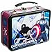 Vandor 26370 Marvel Captain America Winter Soldier Large Tin Tote, Blue, Red, and White