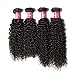 Dinoce Deep Wave Human Hair 1 Bundle For Women 100% Unprocessed Virgin Brazilian Human Hair Bundle Natural Color (Natural Black, 18 20 22 Inch)