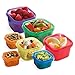 Beachbody 21 Day Fix 7-Piece Kit: Color-Coded Portion Control Containers for Meal Prep and Weight Loss, Ideal for Food Storage, BPA-Free, Reusable, with Secure Locking Lids for Freshness