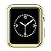 CooBES Compatible with Apple Watch Case Series 6 5 4 SE 44mm 40mm, Ultra-Thin TPU Plating Bumper Shiny Lightweight Shockproof Protector Cover Slim Shell Frame Compatible iWatch (Gold, 44mm)¡­