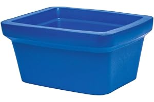 GENESEE SCIENTIFIC Small Blue Ice Pan – 2.5 Liter Ice Holder - Stackable, Lightweight, Leak-Proof Ice Container - Frozen Sample Containers w/EVA Material to Withstand Dry Ice, Liquid Nitrogen, & Chemical Solvents