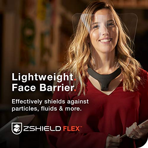 ZShield Flex Reusable Face Shield Made in USA Full Face Clear