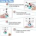 iGeeKid 3 Pack Flying Ball Toys Kids Easter Gift for Boys Girls 6-14 Years Light Up Hand Operated Drones Hover Ball Recharge Helicopter with Remote Controller Indoor Outdoor Sports Toy