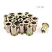 URBEST 50Pcs Zinc Plated Carbon Steel Rivet Nut Rivnut Insert Nutsert 1/4-20