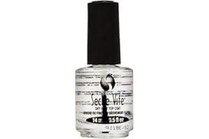 Seche Vite Dry Fast Top Coat Boxed 0.5 Ounce (14ml) (3 Pack)