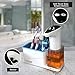 Pykal Touchless Automatic Soap Dispenser with Storage-Caddy 15oz, Hands Free Soap Dispenser for Bathroom or Kitchen - 1 YR Warranty
