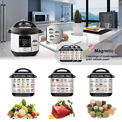 PentaQ 22 Pieces Instant Pot Accessories for 5/6/8 Quart, Pressure Cooker Accessories Set Green - 2 Steamer Baskets, Egg Bites Mold, 7 Inch Springform Pan, Egg Rack, Magnetic Cheat Sheets