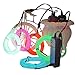 Escolite EL Wire Kit White Green Blue Red Pink Electroluminescent Wire Lights 15ft Portable Driver for Parties Halloween Costume Christmas Decoration Clothing Shoelaces Suit Cars Bike