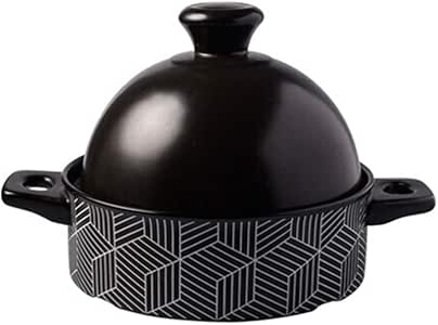 Cacerola de hierro fundido con tapa para horno Pyrex cacerola con tapa