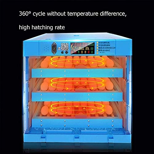Brutmaschine Vollautomatisch, Eier Brutgerät, Intelligent Brutautomat Motorbrüter mit LED Temperatur… – Bild 4